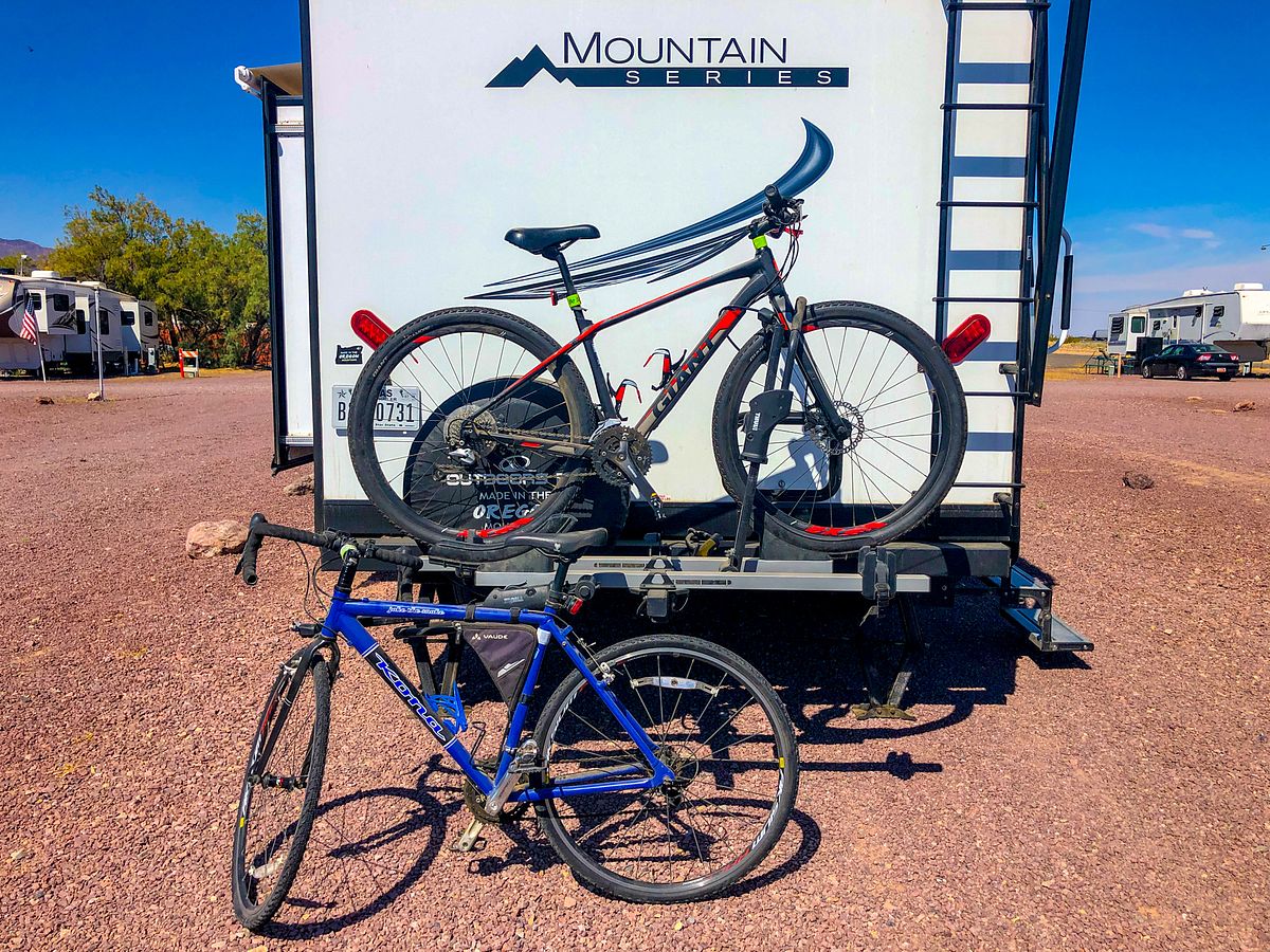 Carrying bikes on our RV Adventurous Way