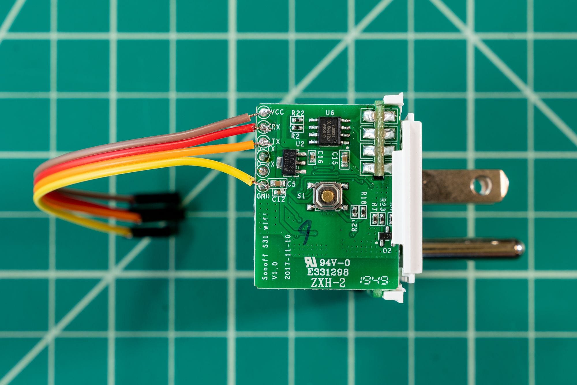 Sonoff S31 RX TX Pads