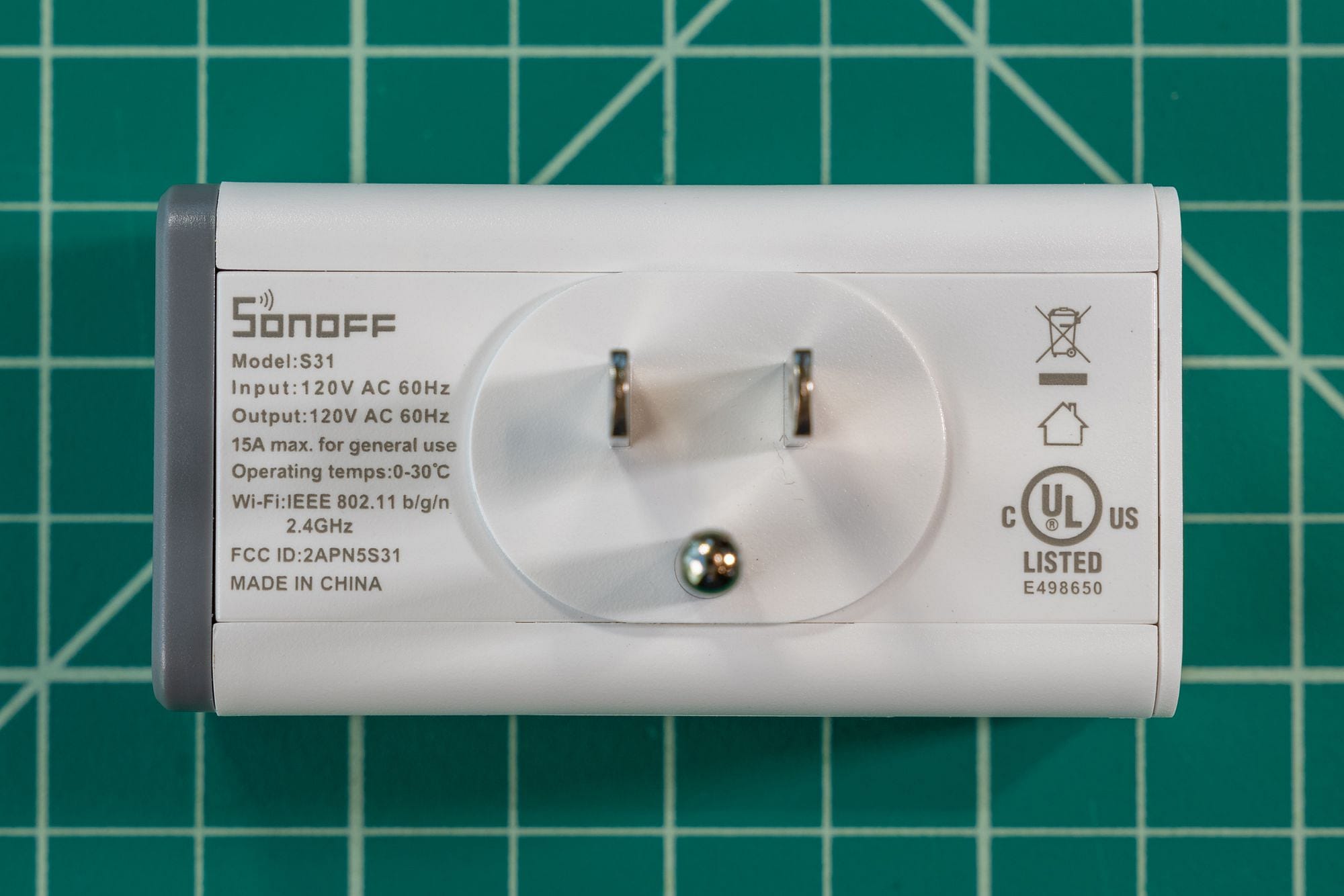 Sonoff S31 UL Listing