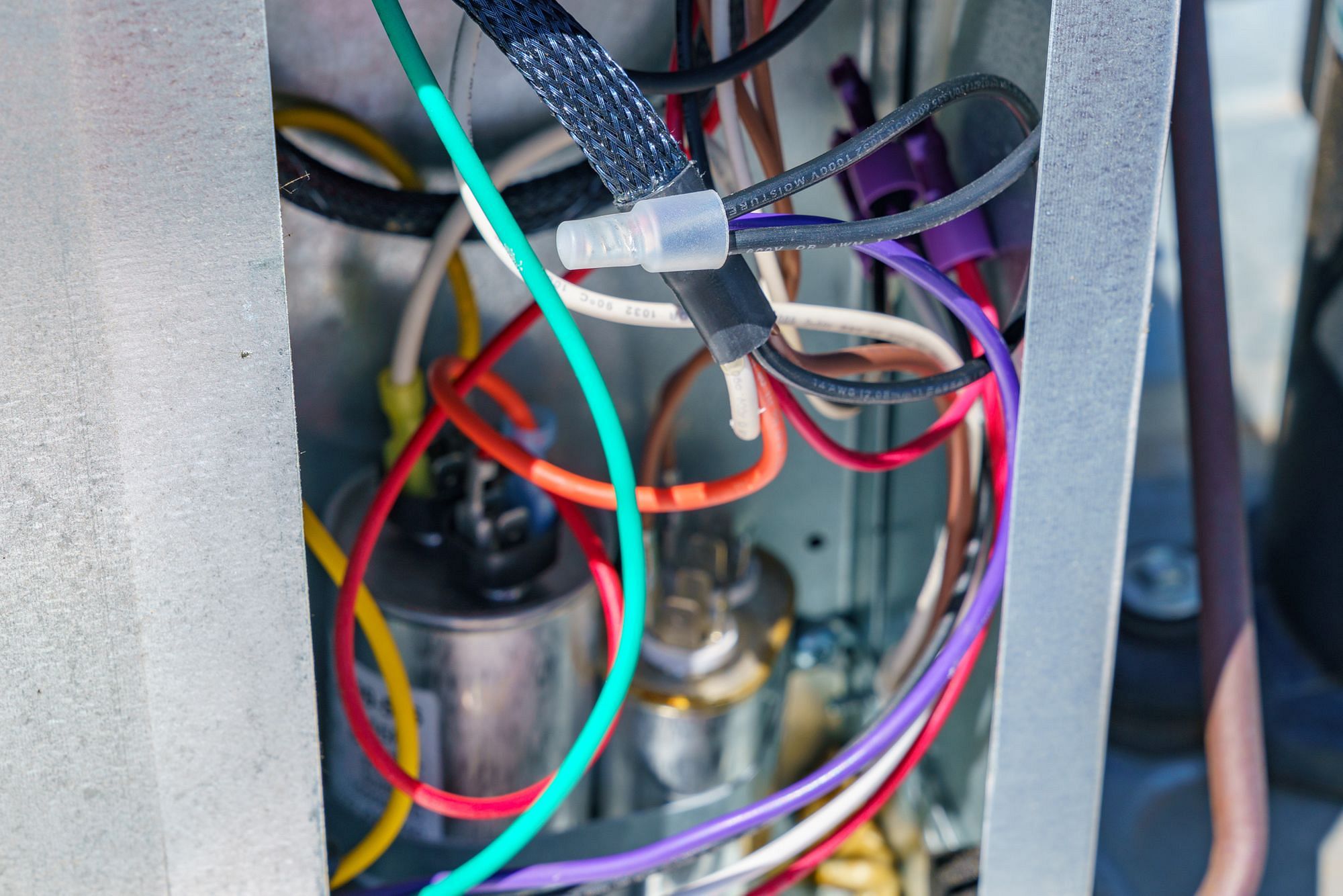 Splicing Black and Purple Wires