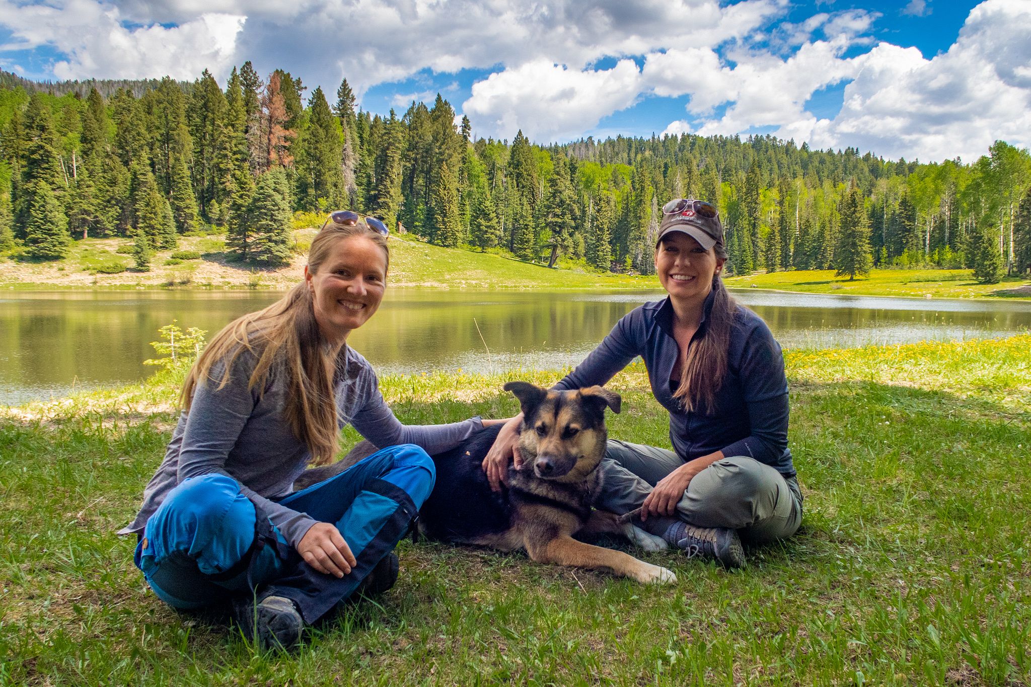 Diana and Cass Camping