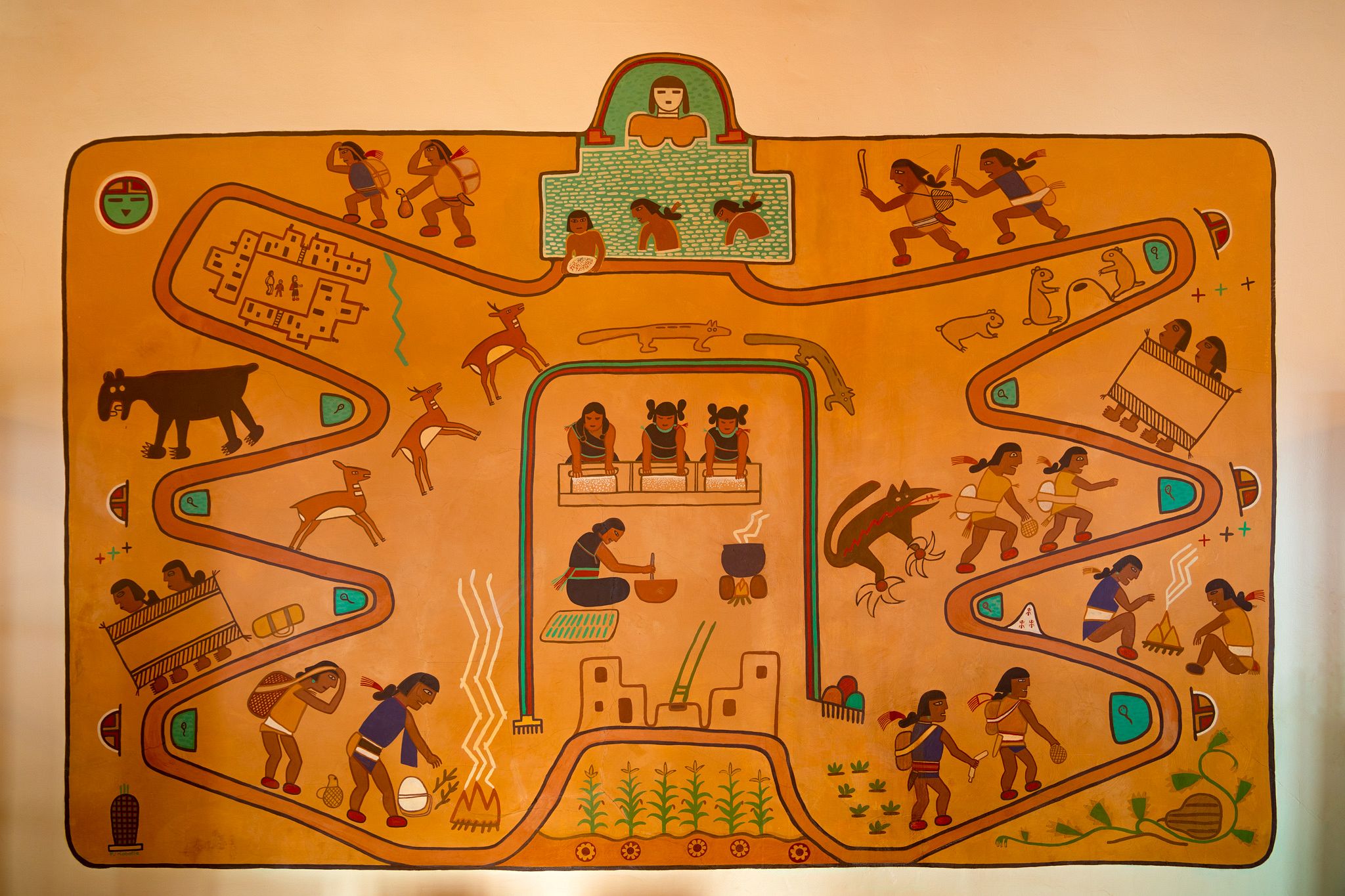 Painted Desert Inn Mural