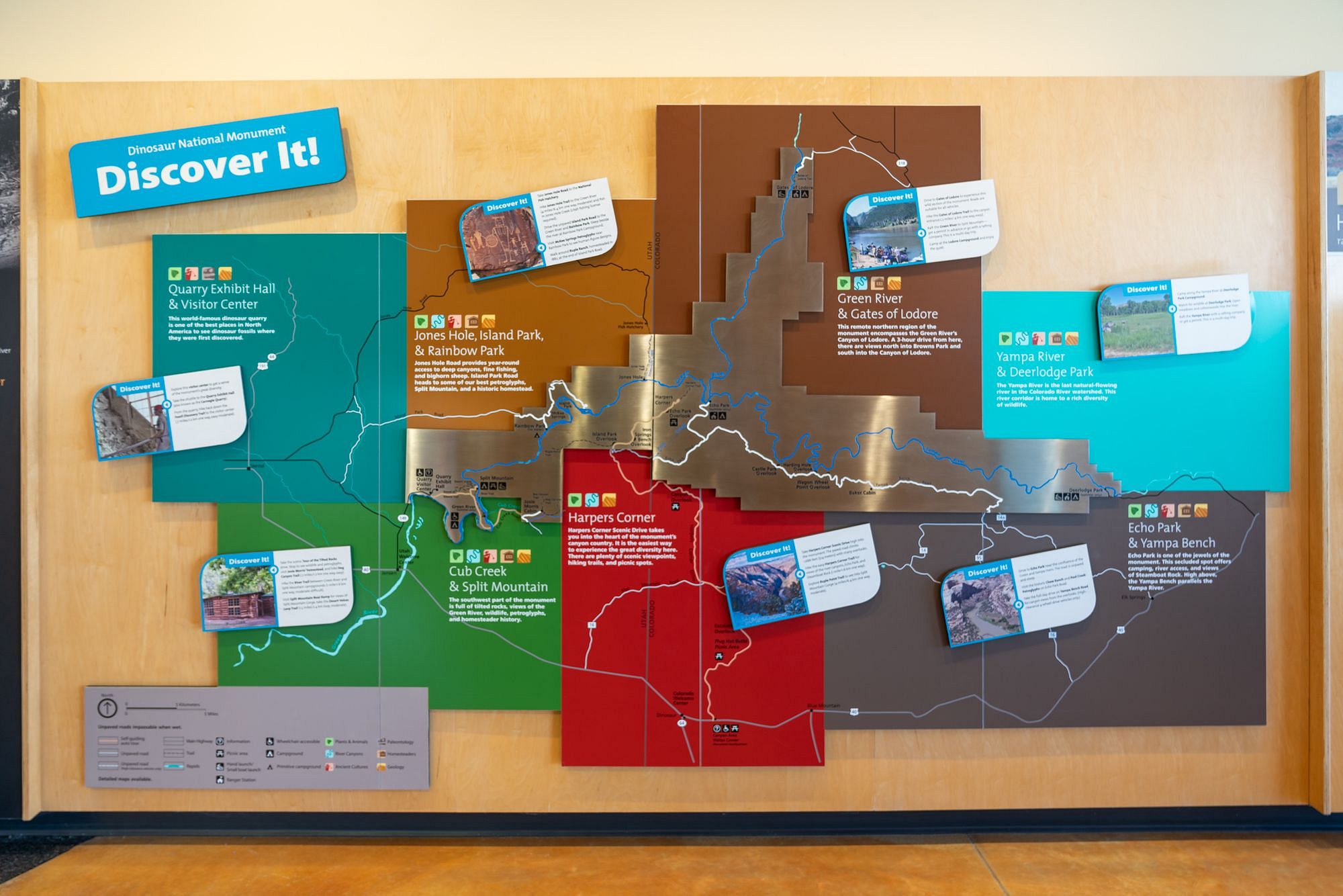 Dinosaur National Monument Map