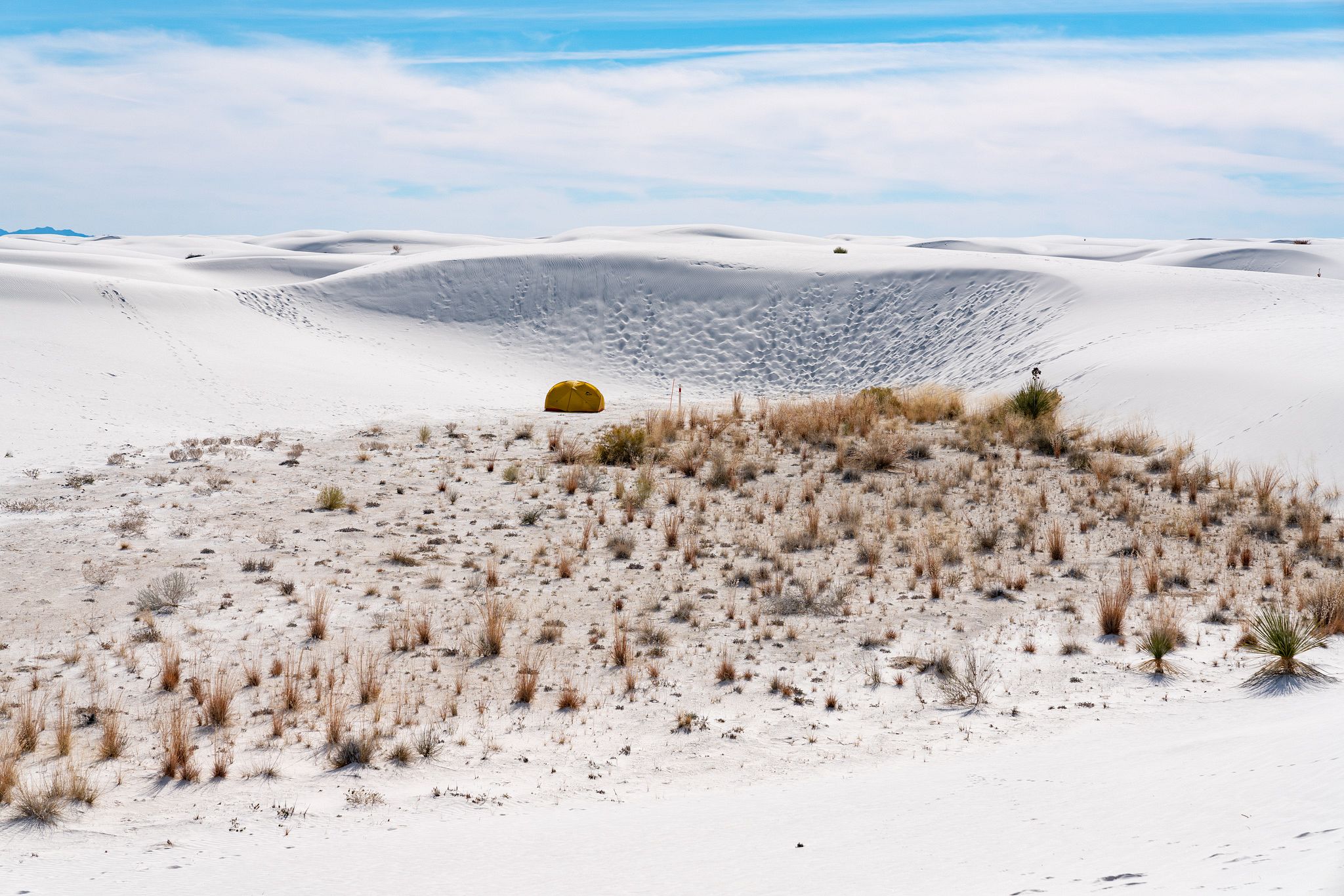 Primitive Camping in White Sands National Monument