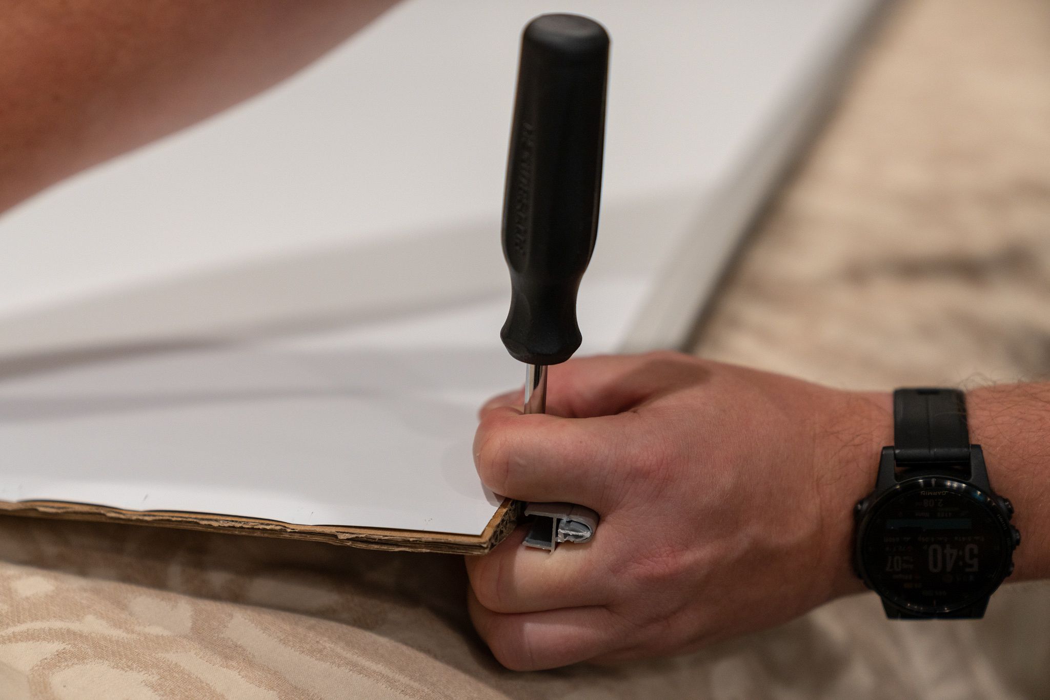 Removing the dry-erase board frame