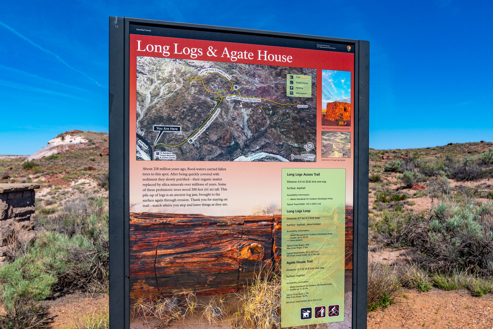 Long Logs and Agate House